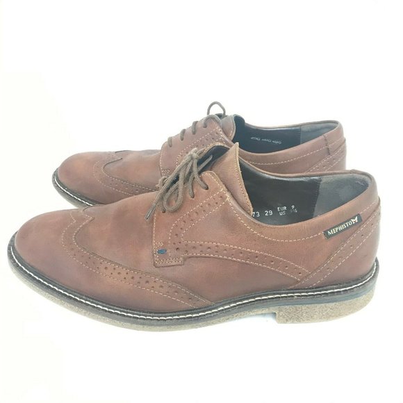 Mephisto Men\'s Leather Wingtip Oxfords Lace Up main image 9